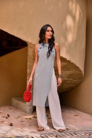 BLUSA PIXIE TRICOLINE COM BORDADO