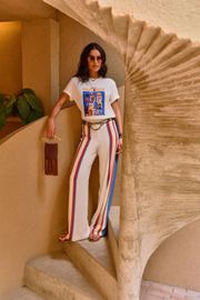CALÇA SABRINA VISCOSE ESTAMPADA