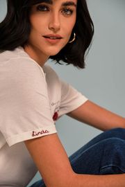 CAMISETA MARIAH OFF WHITE