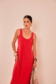 VESTIDO MENORCA VERMELHO