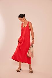 VESTIDO MENORCA VERMELHO
