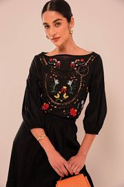 BLUSA MODERNA CAMBRAIA DE ALGODÃO