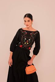 BLUSA MODERNA CAMBRAIA DE ALGODÃO