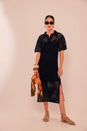 VESTIDO PIETRA TRICOT MARINHO