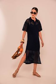 VESTIDO PIETRA TRICOT MARINHO