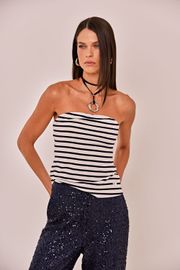 BLUSA ROSALVA LISTRADA