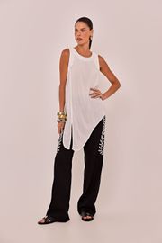 BLUSA ROSA CREPE DE VISCOSE