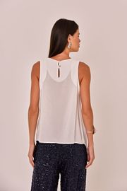 BLUSA ROSA CREPE DE VISCOSE