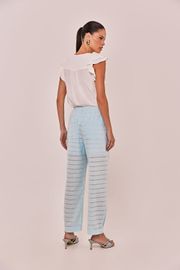 CALÇA MARIA ELISA  AZUL CLARO