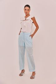 CALÇA MARIA ELISA  AZUL CLARO