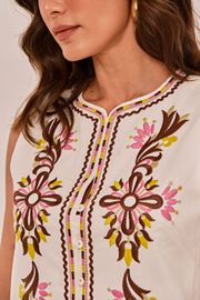 BLUSA TAIPE VISCOLINHO BORDADO