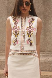 BLUSA TAIPE VISCOLINHO BORDADO