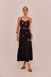 VESTIDO SHANTAL COM BORDADO