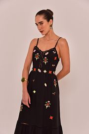 VESTIDO SHANTAL COM BORDADO