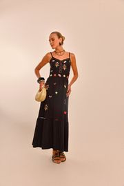 VESTIDO SHANTAL COM BORDADO