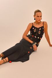 VESTIDO SHANTAL COM BORDADO