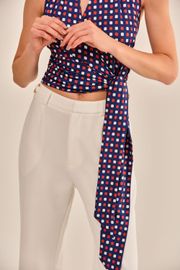BLUSA ASTER MALHA ESTAMPADA