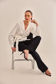 CALÇA TRANCOSO SARJA TINTURADA