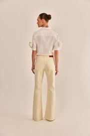 CALÇA TRANCOSO SARJA TINTURADA