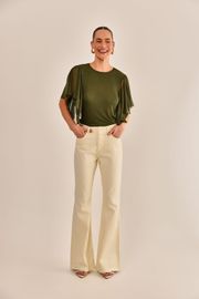 CALÇA TRANCOSO SARJA TINTURADA