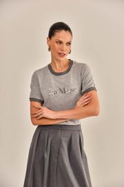CAMISETA ANDREZA CINZA