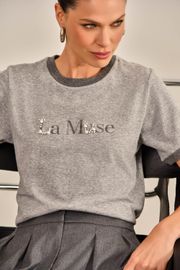 CAMISETA ANDREZA CINZA