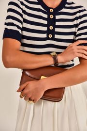 BLUSA ANDALUZ TRICOT LISTRADO
