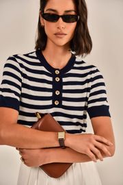 BLUSA ANDALUZ TRICOT LISTRADO