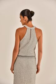 BLUSA ÂNGELA MALHA TWEED