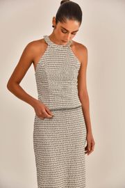 BLUSA ÂNGELA MALHA TWEED
