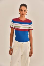 BLUSA SÃO PAULO TRICOT CANELADO