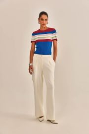 BLUSA SÃO PAULO TRICOT CANELADO