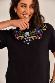 BLUSA ITA TRICOT COM BORDADO