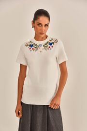 BLUSA ITA TRICOT COM BORDADO