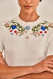 BLUSA ITA TRICOT COM BORDADO