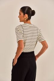 CAMISETA ARA MALHA EM VISCOSE