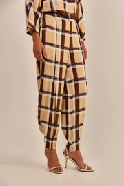CALÇA ANGELITA ESTAMPA XADREZ TARTAN