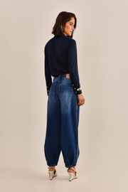 CALÇA JEANS ABBY BORDADO