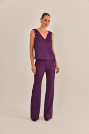 CALÇA CELEBRATION SUEDE ROXO