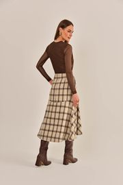 SAIA BRILHAR XADREZ FLANELADO