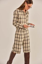JAQUETA BRIGITE XADREZ FLANELADO