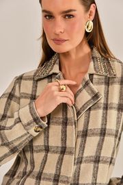 JAQUETA BRIGITE XADREZ FLANELADO