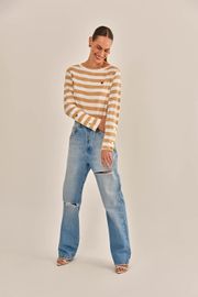 CAMISETA ANAHI VISCOSE LISTRADA