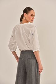 BLUSA VIRGINIA BORDADA