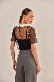 BLUSA ALECRIM TULE BORDADO