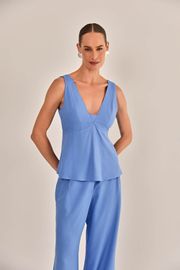 BLUSA CACAU CREPE DE VISCOSE