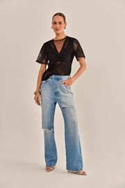 BLUSA AMBRA TULE POÁ