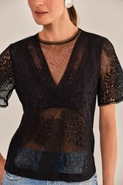 BLUSA AMBRA TULE POÁ