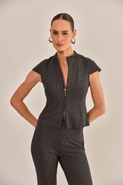 BLUSA BORDEAUX