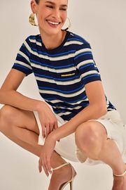 CAMISETA AYLA VISCOSE LISTRADA